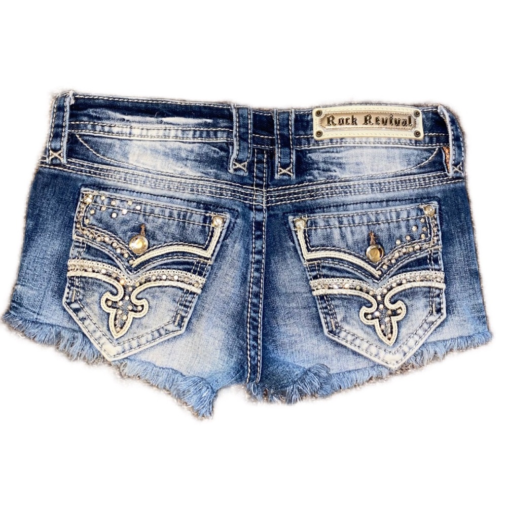 Rock Revival Y2K Rhinestone Shorts
